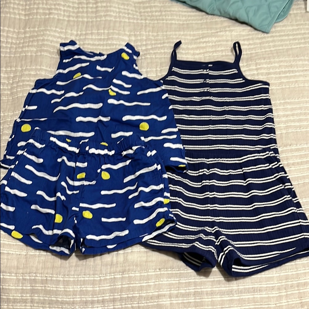 Hanna Andersson shorts and tank top sets